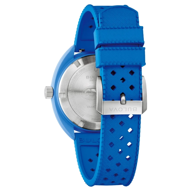 Relógio Bulova Snorkel Blue Tang Fish Oceanographer - 98B445N Azul 6