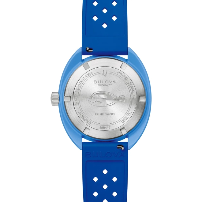 Relógio Bulova Snorkel Blue Tang Fish Oceanographer - 98B445N Azul 4