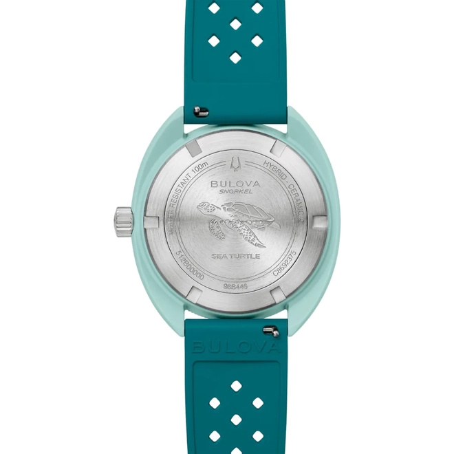 Relógio Bulova Snorkel Sea turtle Oceanographer - 98B446N Marrom 4