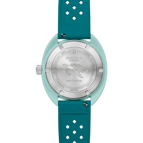 Relógio Bulova Snorkel Sea turtle Oceanographer - 98B446N Marrom