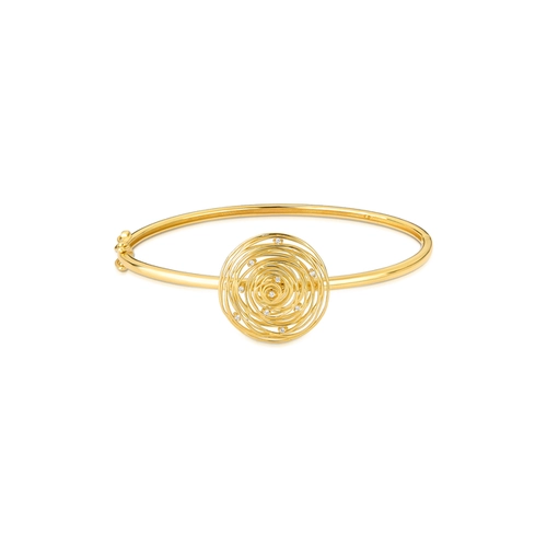 Pulseira Nido Diamonds bracelete tubular 18k ninho que envolve 3,9pts de Diamantes