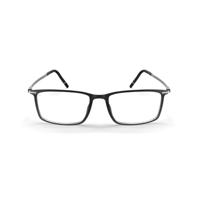 Óculos de Grau Silhouette Rising Dawn 2965/75 9000 57/17 Acetato Preto 2