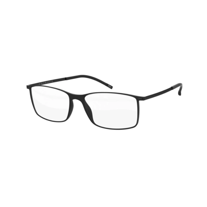 Óculos de Grau Silhouette Urban Lite 2902/40 6050 55/17 Acetato Preto Fosco 1