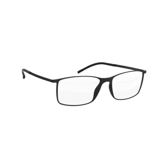 Óculos de Grau Silhouette Urban Lite 2902/40 6050 55/17 Acetato Preto Fosco 3