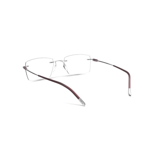 Óculos de Grau Silhouette Purist 5561/LF 6560 56/19 Titânio Grafite 5