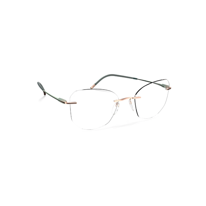 Óculos de Grau Silhouette Purist 5561/OW 3680 54/17 Titânio Rose 3
