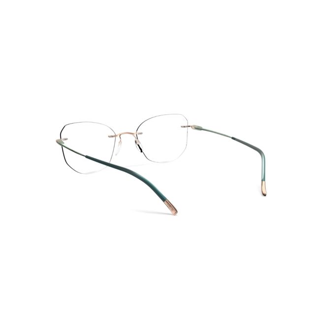 Óculos de Grau Silhouette Purist 5561/OW 3680 54/17 Titânio Rose 5