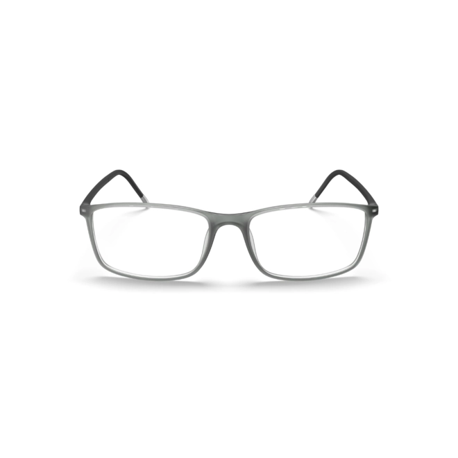 Óculos de Grau Silhouette SPX Illusion 2934/75 6910 56/16 Acetato Cinza Fosco 2