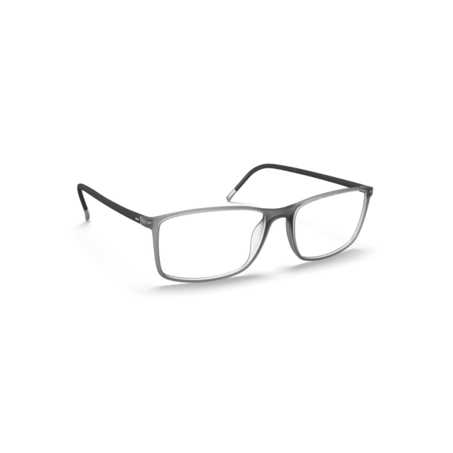 Óculos de Grau Silhouette SPX Illusion 2934/75 6910 56/16 Acetato Cinza Fosco 3