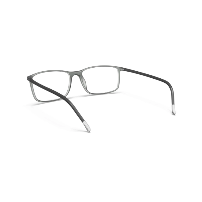 Óculos de Grau Silhouette SPX Illusion 2934/75 6910 56/16 Acetato Cinza Fosco 5