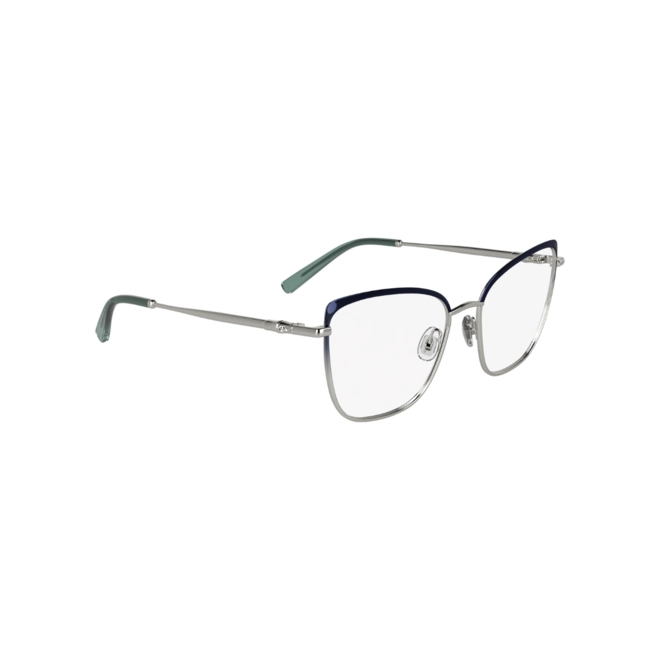 Óculos de Grau Longchamp LO2170 400 53 Metal Cinza e Azul 3