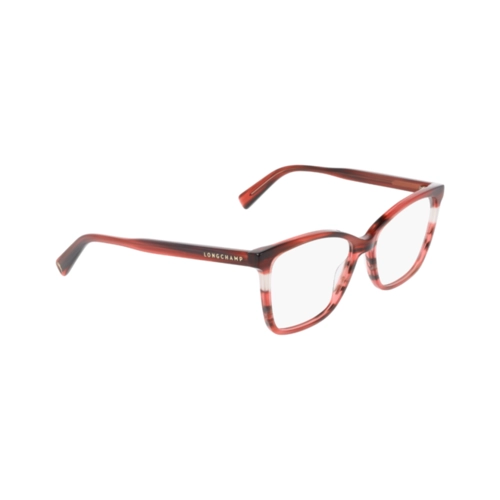 Óculos de Grau Longchamp LO2741 607 52 Acetato Vermelho Mesclado