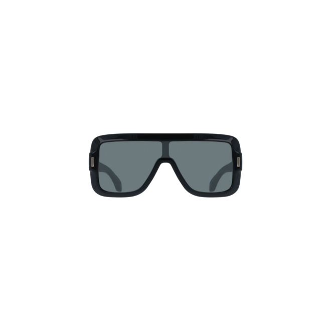 Óculos de Sol Salvatore Ferragamo SF2061SE 001 55 Acetato Preto com lentes na cor Cinza 2
