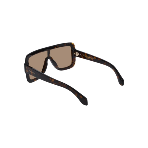 Óculos de Sol Salvatore Ferragamo SF2061SE 242 55 Acetato Marrom Mesclado com lentes na cor Marrom