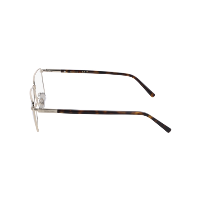 Óculos de Grau Salvatore Ferragamo SF2237 710 58 Metal Dourado 4