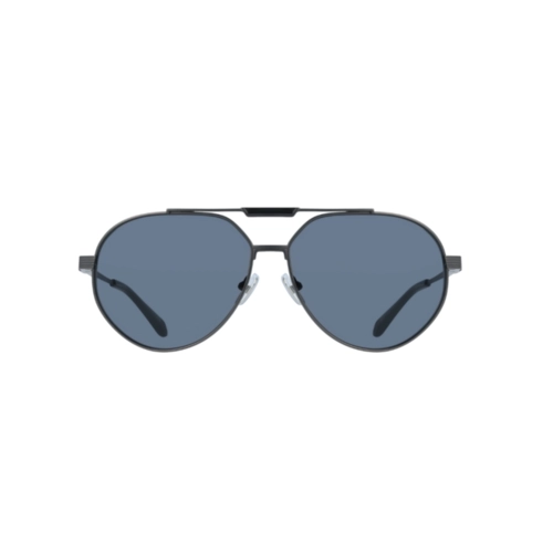 Óculos de Sol Salvatore Ferragamo SF327S 018 62 Titânio Grafite com lentes na cor Fumê