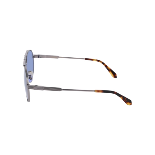 Óculos de Sol Salvatore Ferragamo SF327S 021 62 Titânio Cinza com lentes na cor Azul