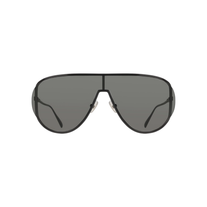 Óculos de Sol Salvatore Ferragamo SF323S 001 63 Metal Preto com lentes na cor Cinza 2