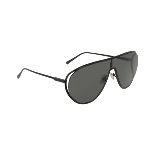 Óculos de Sol Salvatore Ferragamo SF323S 001 63 Metal Preto com lentes na cor Cinza