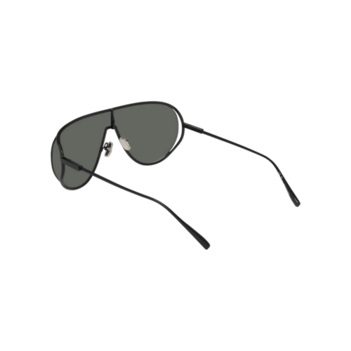Óculos de Sol Salvatore Ferragamo SF323S 001 63 Metal Preto com lentes na cor Cinza