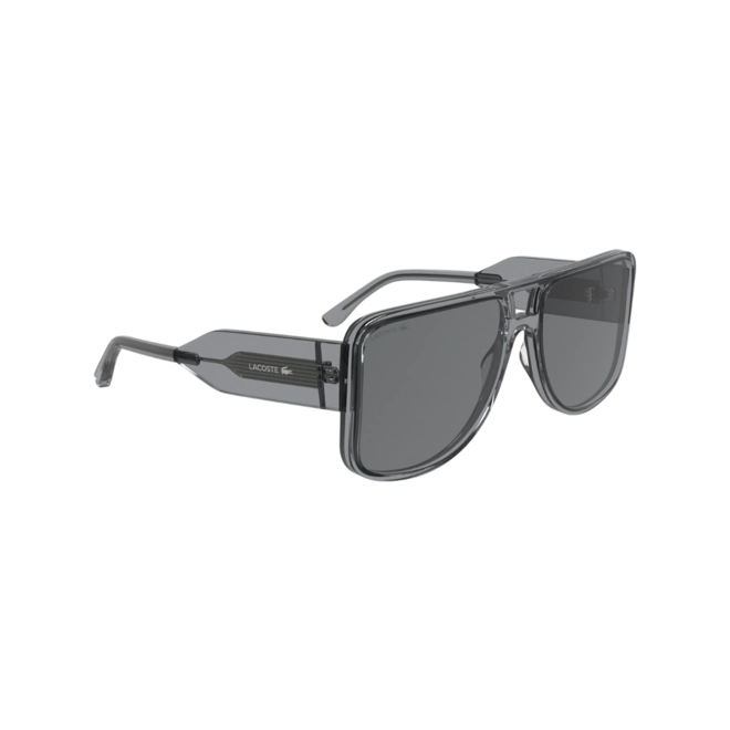 Óculos de Sol Lacoste L6056S 035 59 Acetato Cinza Transparente com lentes na cor Cinza 3