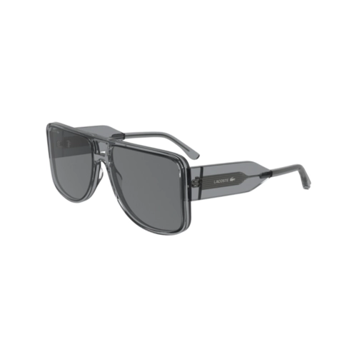 Óculos de Sol Lacoste L6056S 035 59 Acetato Cinza Transparente com lentes na cor Cinza