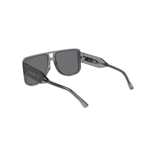 Óculos de Sol Lacoste L6056S 035 59 Acetato Cinza Transparente com lentes na cor Cinza