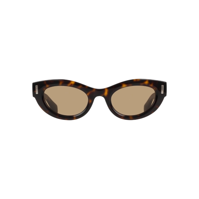Óculos de Sol Salvatore Ferragamo SF2062SE 242 49 Acetato Marrom Mesclado com lentes na cor Marrom 2