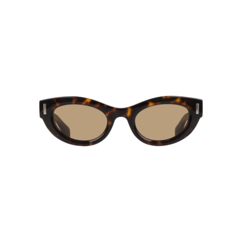 Óculos de Sol Salvatore Ferragamo SF2062SE 242 49 Acetato Marrom Mesclado com lentes na cor Marrom