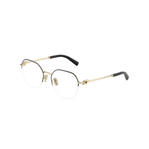 Óculos de Grau Tiffany TF1167D 6164 53 Metal Preto e Dourado