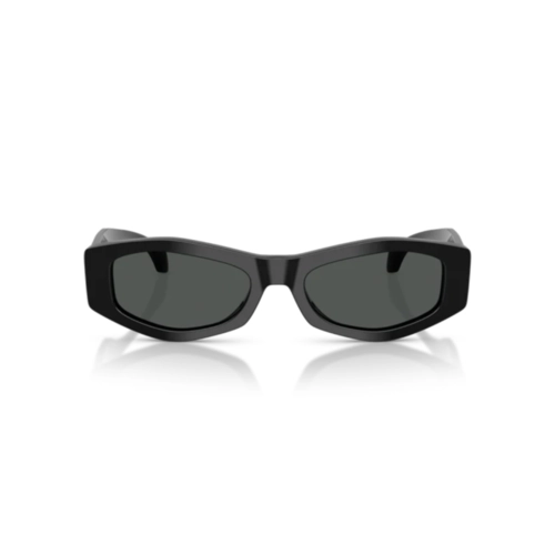 Óculos de Sol Versace 0VE4487 GB1/8754 Acetato Preto com lentes na cor Cinza Escuro