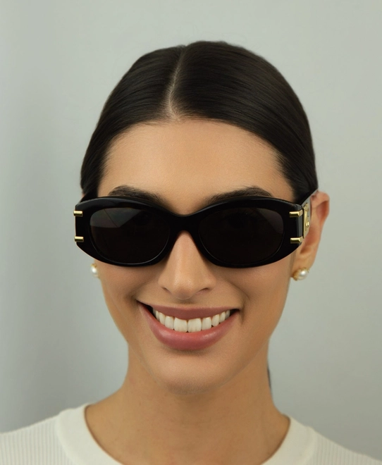 Óculos de Sol Dolce & Gabbana 0DG4502 502/7355 Acetato Marrom Mesclado com lentes na cor Marrom 3