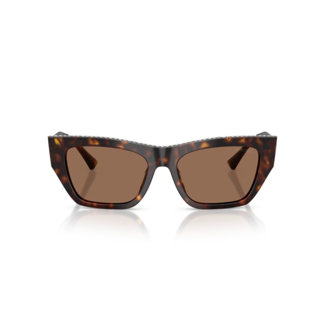 Óculos de Sol Jimmy Choo 0JC5035B 50027354 Acetato Marrom Mesclado com lentes na cor Marrom 2