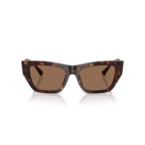 Óculos de Sol Jimmy Choo 0JC5035B 50027354 Acetato Marrom Mesclado com lentes na cor Marrom