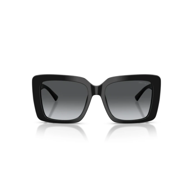 Óculos de Sol Jimmy Choo 0JC5042 5000T354 Acetato Preto com lentes na cor Cinza Degradê Polarizado 2