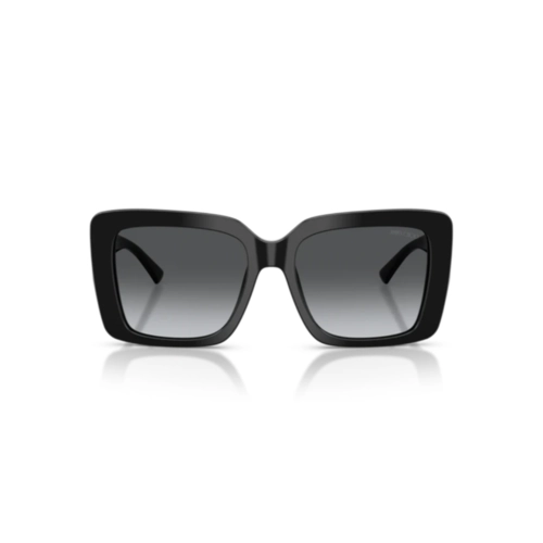 Óculos de Sol Jimmy Choo 0JC5042 5000T354 Acetato Preto com lentes na cor Cinza Degradê Polarizado