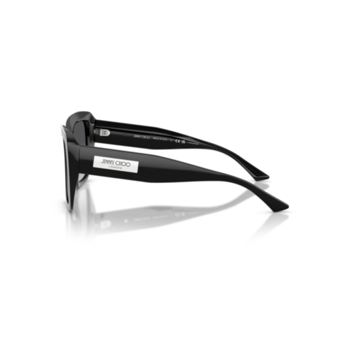 Óculos de Sol Jimmy Choo 0JC5042 5000T354 Acetato Preto com lentes na cor Cinza Degradê Polarizado
