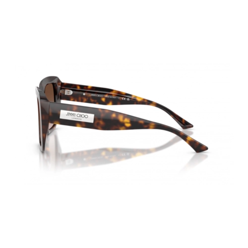 Óculos de Sol Jimmy Choo 0JC5042 50021354 Acetato Marrom Mesclado com lentes na cor Marrom Degradê