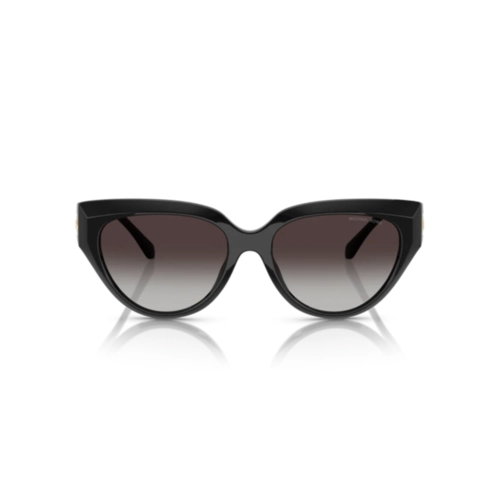 Óculos de Sol Michael Kors 0MK2241U 30058G55 Acetato Preto com lentes na cor Cinza Degradê