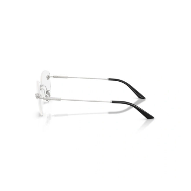Óculos de Grau Versace 0VE1305 1000 55 Metal Prateado 4