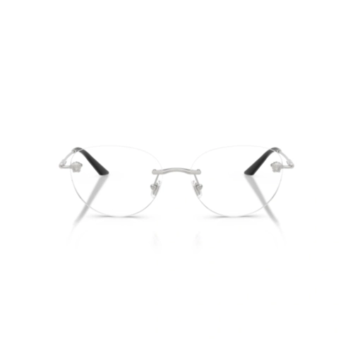 Óculos de Grau Versace 0VE1305 1000 55 Metal Prateado