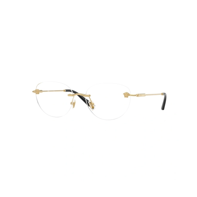 Óculos de Grau Versace 0VE1305 1002 55 Metal Dourado 1