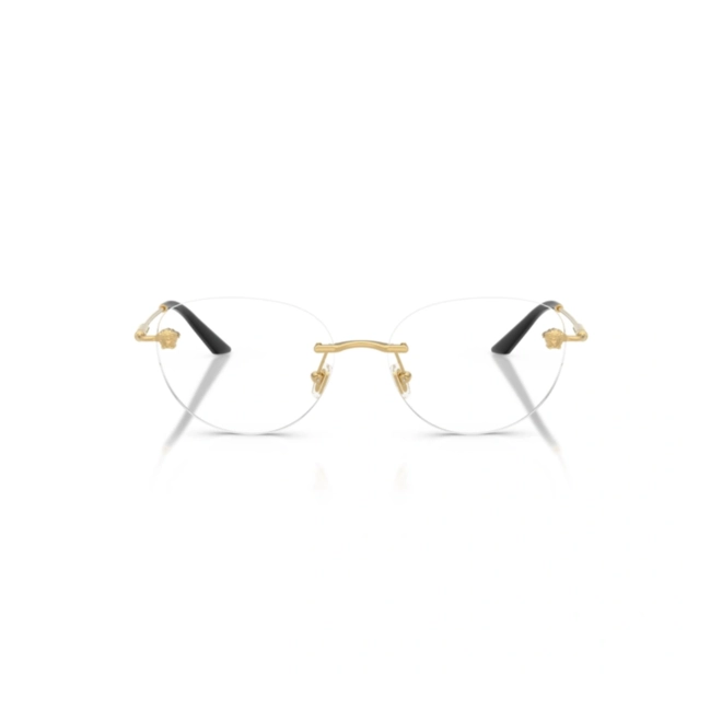 Óculos de Grau Versace 0VE1305 1002 55 Metal Dourado 2