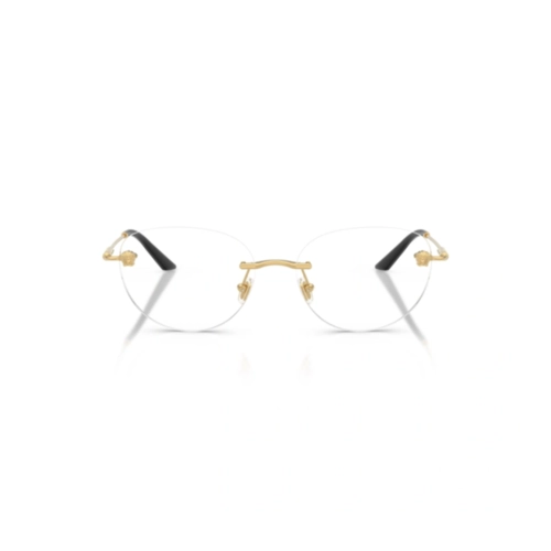 Óculos de Grau Versace 0VE1305 1002 55 Metal Dourado