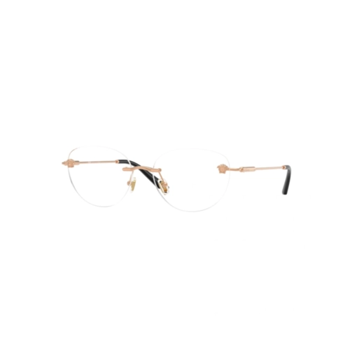 Óculos de Grau Versace 0VE1305 1412 55 Metal Rose