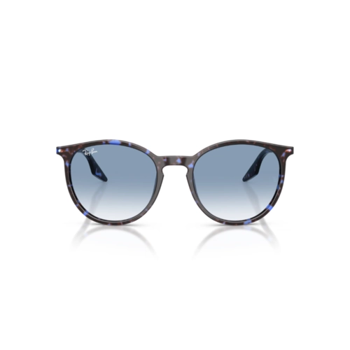 Óculos de Sol Ray-Ban 0RB2204 14303F54 Acetato Azul Mesclado com lentes na cor Azul Degradê