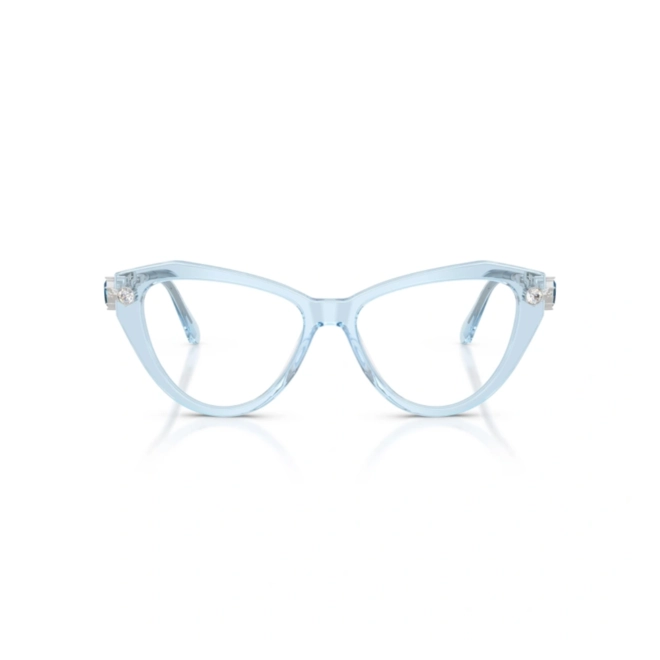 Óculos de Grau Swarovski 0SK2047 1078 55 Acetato Azul Transparente 2