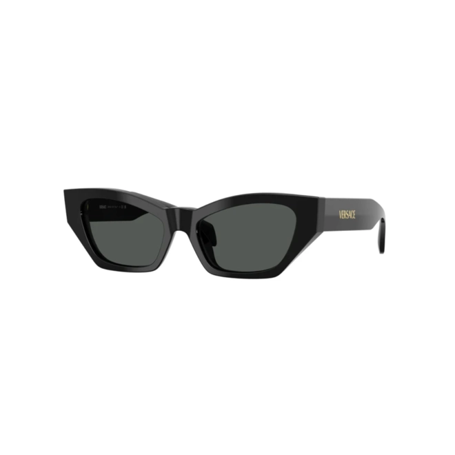 Óculos de Sol Versace 0VE4488U GB1/8753 Acetato Preto com lentes na cor Cinza 1