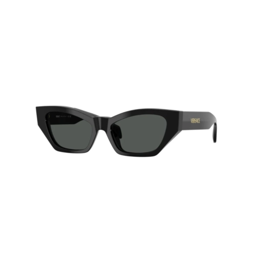 Óculos de Sol Versace 0VE4488U GB1/8753 Acetato Preto com lentes na cor Cinza