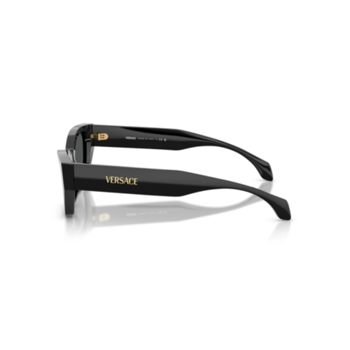 Óculos de Sol Versace 0VE4488U GB1/8753 Acetato Preto com lentes na cor Cinza
